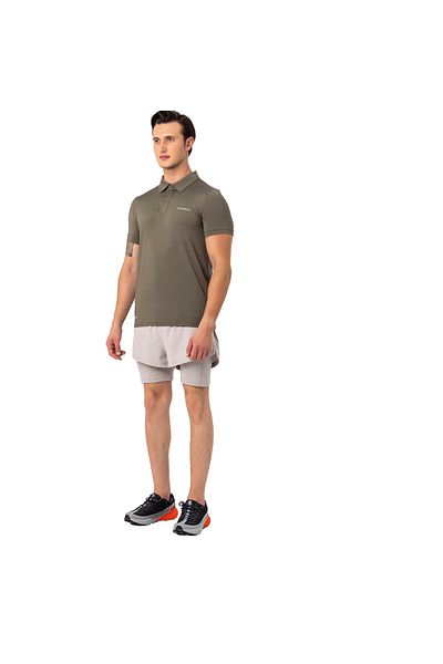 Merrell Pace Men's Green Polo T-Shirt Men's Polo T-Shirt M4Pacem