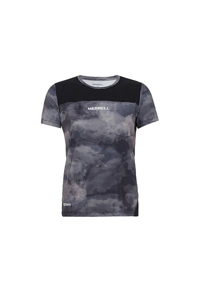 Merrell Turnp Women's Black Running T-Shirt Women's Running T-Shirt M3Turnp