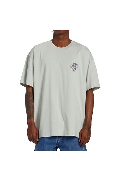 BİLLABONG Billabong Men's T-Shirt: Enter the Dragon Grey