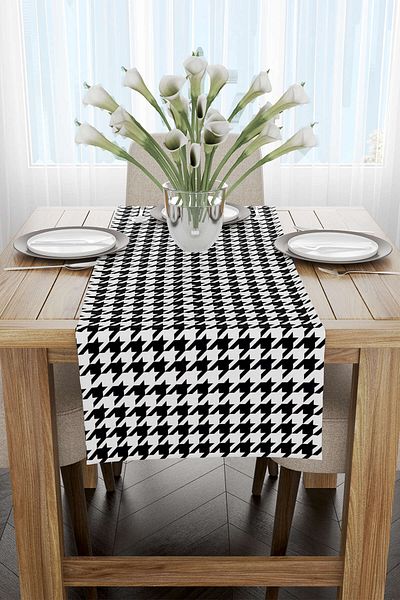 Cango Home Runner cu model alb-negru - Cgh285-rn