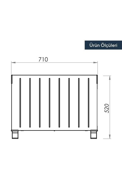 Luxell Hc-2930 2000 Watt Konvektör Köşeli? Luxell Si?yah