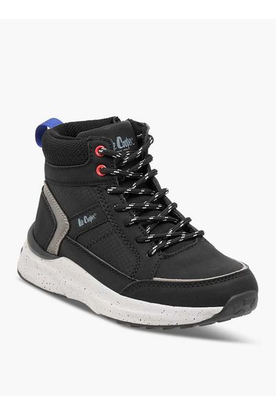 Lee Cooper Boys' High Top Sneakers with Lace-Up Closure
