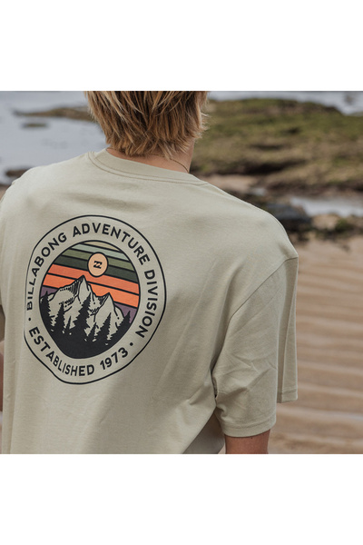 BİLLABONG Billabong FIELD KHAKI A/div Sun Up Erkek T-Shirt Haki ABYZT01728