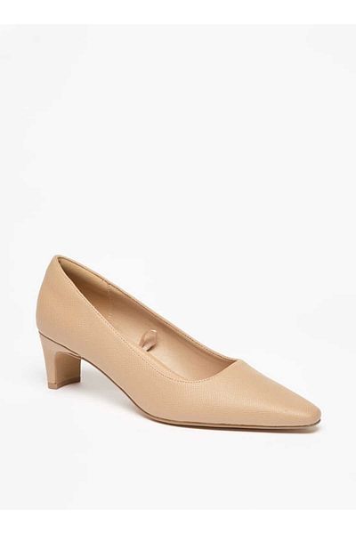 Celeste Women's Slip-On Pointed Toe Pumps with Kitten Heels