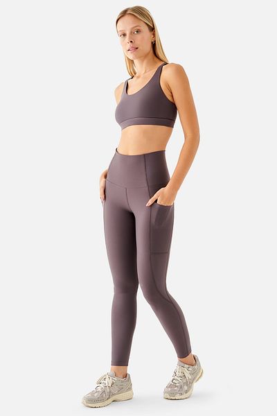 Superstacy Stella High Waist Pocket Recovery Light Purple Sports Leggings