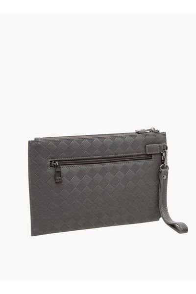 Duchini Textured Cardholder with Zip Closure