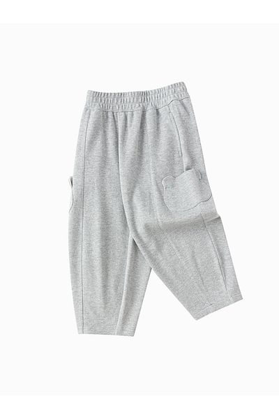Balabala Toddler Girl Trousers|Trousers  6-7Y  Light gray