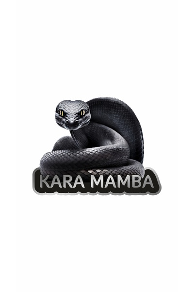 cicigünler Kara Mamba Yılan Folyo Araba Sticker Folyo Çıkartma Etiket