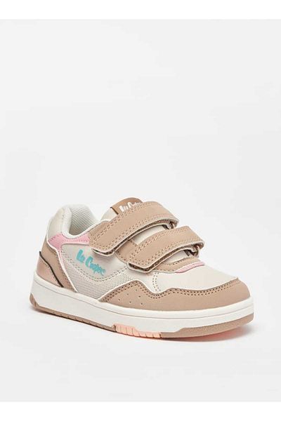 Lee Cooper Girls Colourblock Shoes with Hook and Loop Closure