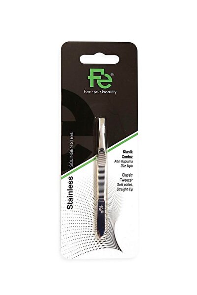 Fe Klasik Cımbız Altın Kaplama Düz Uçlu