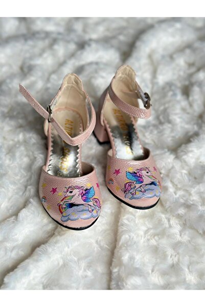 Gala Pantofi cu toc pentru fete cu model unicorn