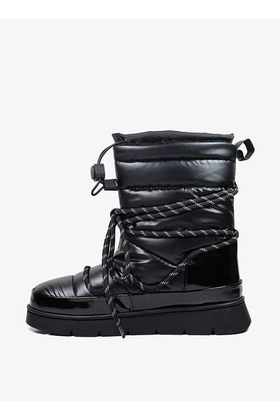 GAP Women's Solid High Shaft Boots with Lace-Up Closure - Richmond Winter High W
