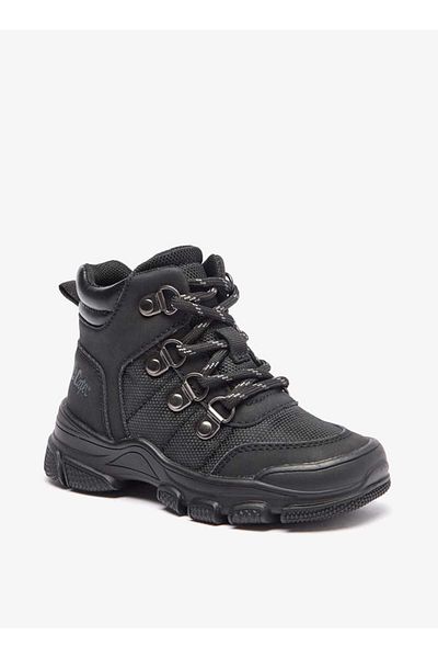 Lee Cooper Boys' Panelled Ankle Boots with Zip Closure