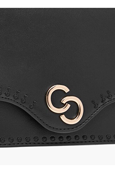 Celeste Solid Crossbody Bag with Detachable Strap and Flap Closure - W 11 x H 15.5 x D 22.5 cm