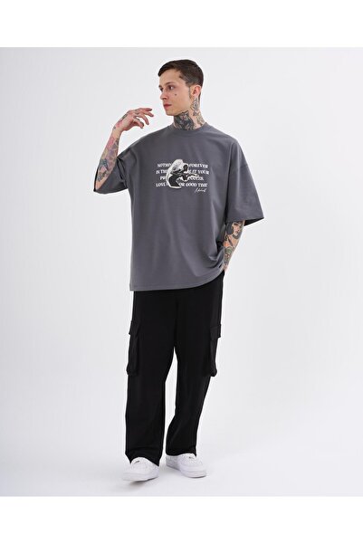 Machinist Ανδρικό μπλουζάκι Oversize Smoked - Toxic People Printed