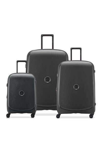 Delsey طقم بلمونت باللون الأسود