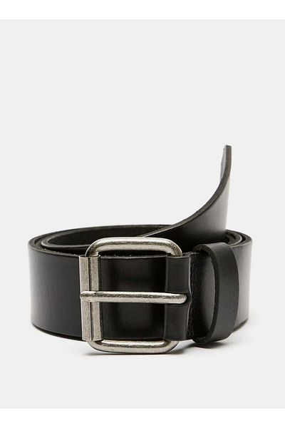 Lee Cooper Solid Waist Belt with Pin Buckle Closure