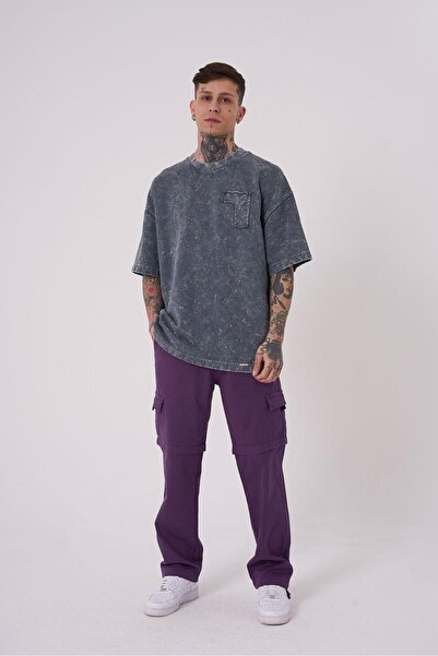 Machinist Чоловіча футболка Be Bold Be You Yıkmalı Oversize Ghost Spotted