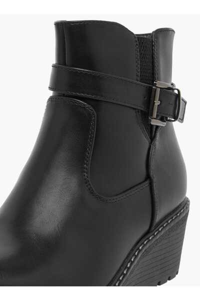 Celeste Women's Ankle Boots with Buckle Closure and Wedge Heel