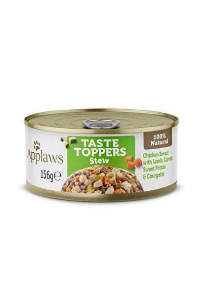 Applaws طعام الكلاب المعلب Taste Toppers مع الدجاج ولحم الضأن والجزر والبطاطا الحلوة - 156 جرام