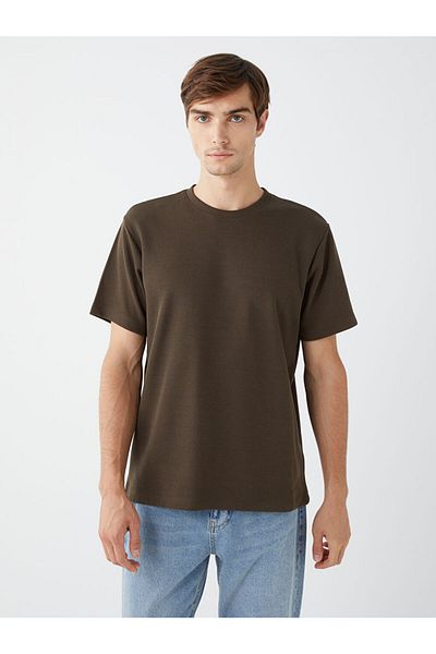 LC Waikiki Men's Crew Neck Short Sleeve Combed Cotton T-Shirt