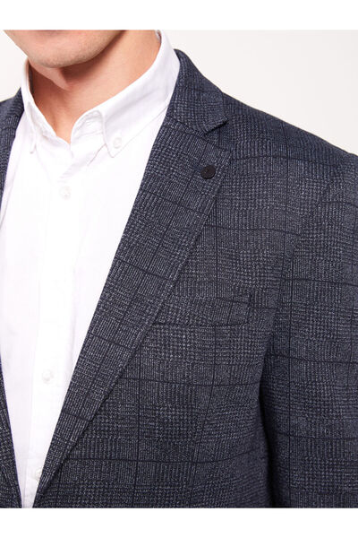 LC Waikiki Navy Blue Slim Fit Men's Blazer Jacket