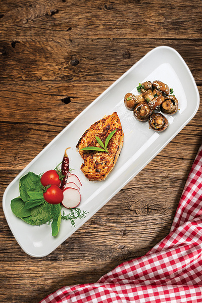 nazen MimHome Kayık [44x15]cm Uzun Servis:HORECA Profesyonel Sunum Tabağı