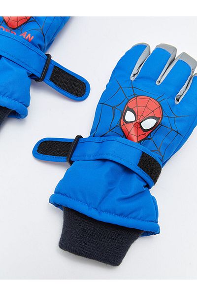 LC Waikiki ACCESORII LCW Mănuși groase pentru băieți cu licență Spiderman