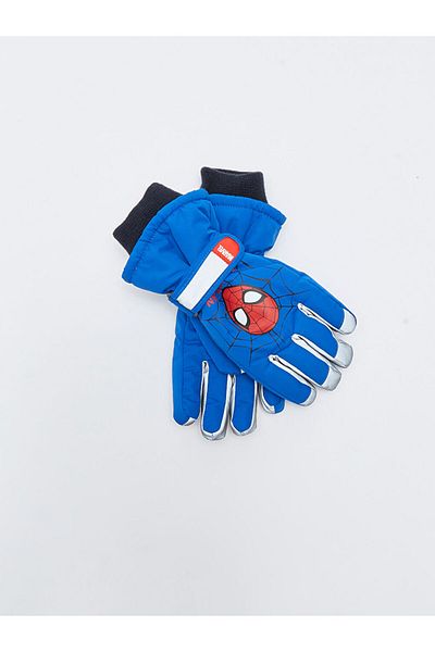 LC Waikiki ACCESORII LCW Mănuși groase pentru băieți cu licență Spiderman