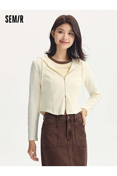 SEMIR Solid Colored Women Jacket