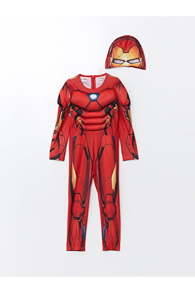 LC Waikiki Iron Man Baskılı Maskeli Erkek Bebek Kostüm