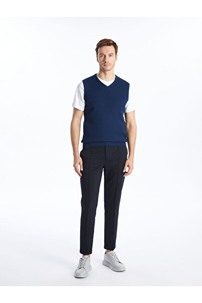 LC Waikiki Standard Mold V-Neck Men's Knitwear Sweater