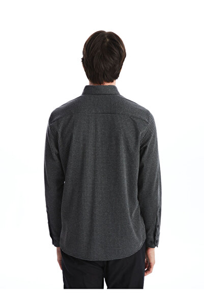 LC Waikiki Plaid Patterned Regular Fit Men's Lumberjack Shirt - Long Sleeve