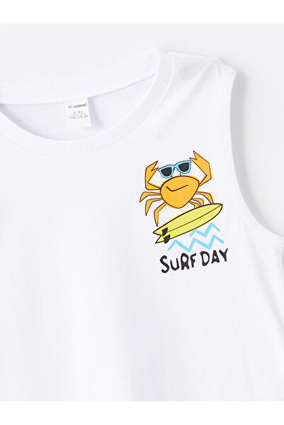 LC Waikiki Baby Boy Crew nyakú nyomtatott úszóruha