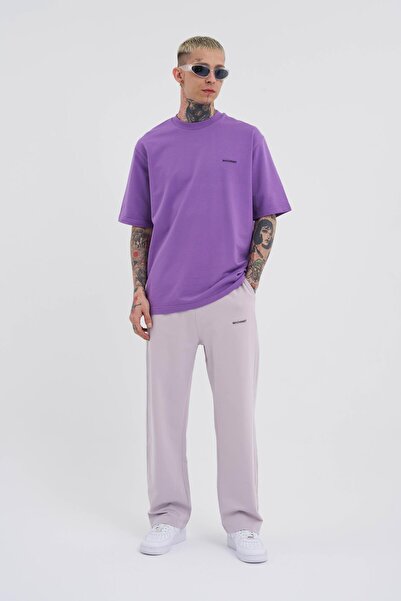 Machinist Ανδρικό Basic Relaxed φαρδύ λιλά φούτερ