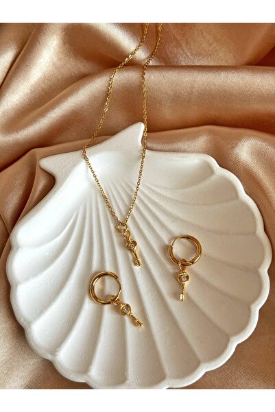 Nour Co Minik Anahtar Küpe