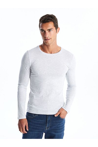 LC Waikiki LCW Crew Neck Men's Long Sleeve T-Shirt