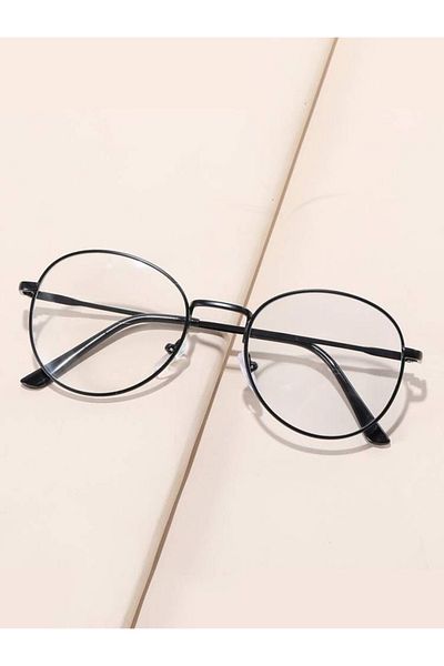 LOOKUP Blue Light Protection Glasses Optical Compatible Can Change Glasses Harry Potter Unisex Black Transparent Glass