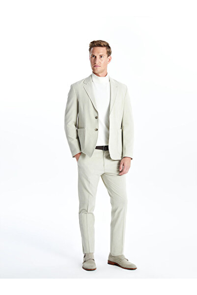 LC Waikiki Бежевий стандартний фасон чоловічий блейзер