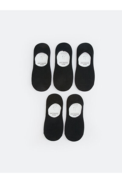 LC Waikiki Lcw Accessories Black Men's Ballerina Socks Pack of 5