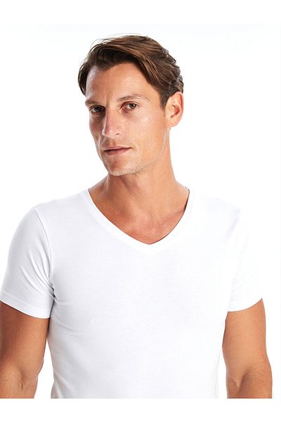 LC Waikiki Lw - V-Neck Short Sleeve Boy Undershirt