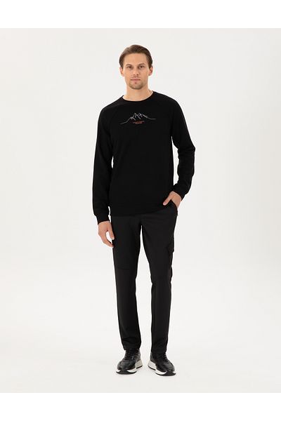 Pierre Cardin Μαύρο Slim Fit Φούτερ 50292213-VR046