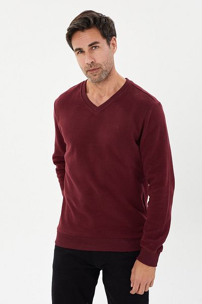 Tony Montana Φούτερ Velvet Thessaloniki Basic με λαιμόκοψη V- KS-1401