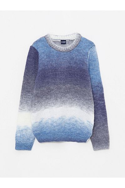 LC Waikiki Πλεκτό πουλόβερ για αγόρια - Μακρυμάνικο, Crew Neck, Color Block