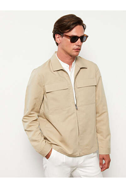 LC Waikiki Beige Standard Fit Men's Blazer Jacket