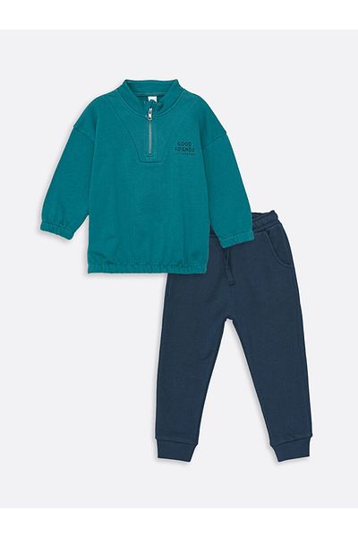 LC Waikiki LCW Baby Baby Boy SwEatshirt and SwEatpants Set - CrEw NEck, Long SlEEvE, Set of 2