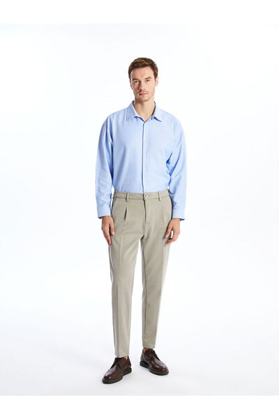 LC Waikiki Ανδρικό μακρυμάνικο πουκάμισο με άνετη εφαρμογή