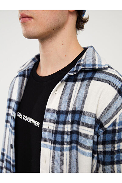 LC Waikiki Ανδρικό πουκάμισο ξυλοκόπο καρό με κανονική εφαρμογή - μακρυμάνικο μπουφάν