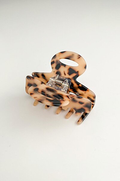Modex Handmade France Leopard Clamp Buckle (8cm)