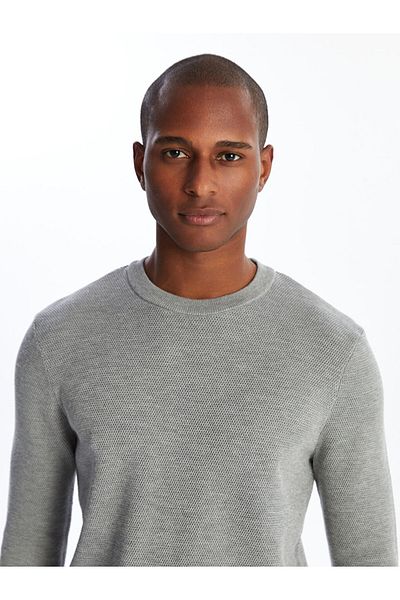 LC Waikiki Crew Neck Long Sleeve Men's Knitwear Sweater